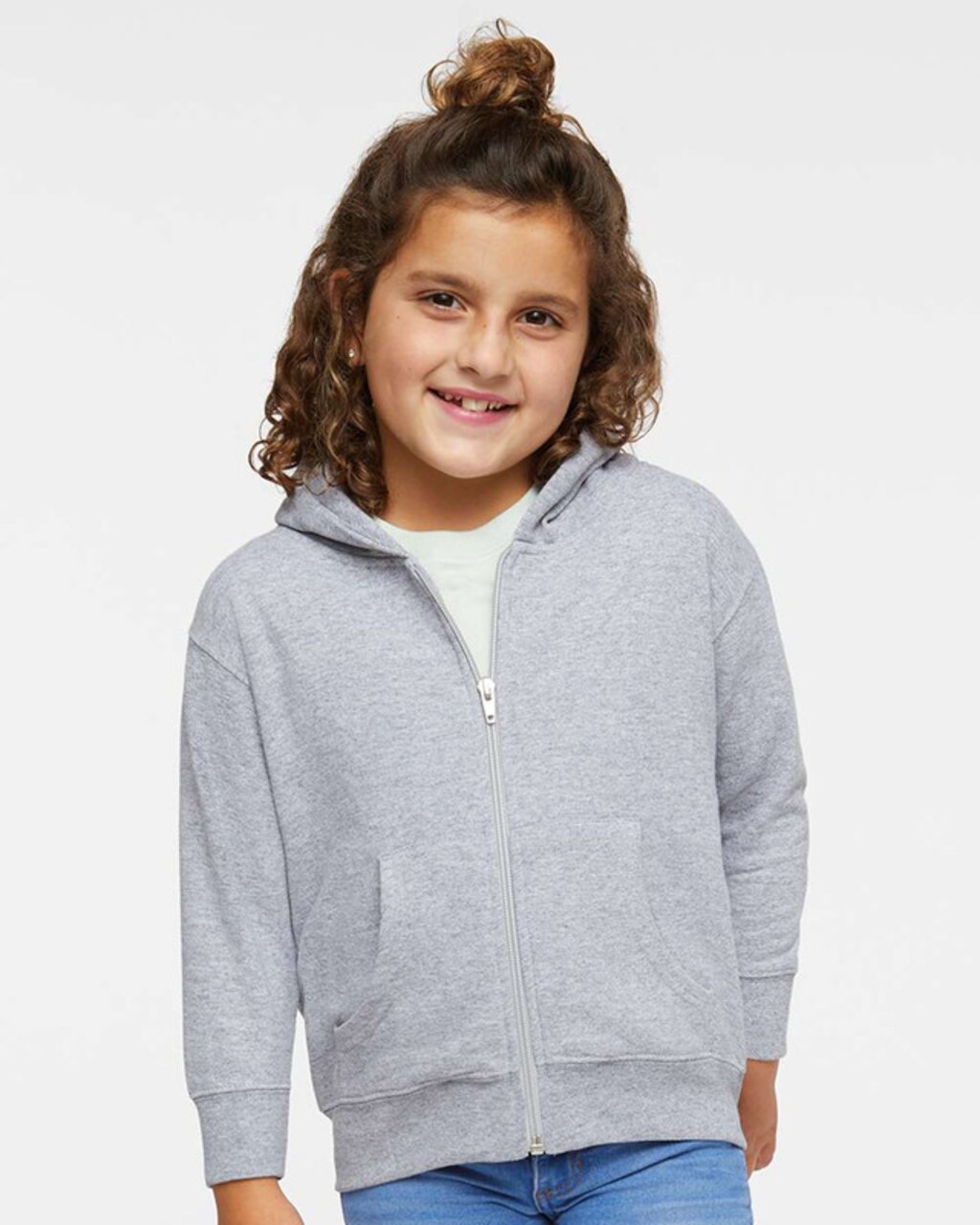 Rabbit Skins® Toddler Full Zip Fleece Long Sleeve Hoodie - 3346